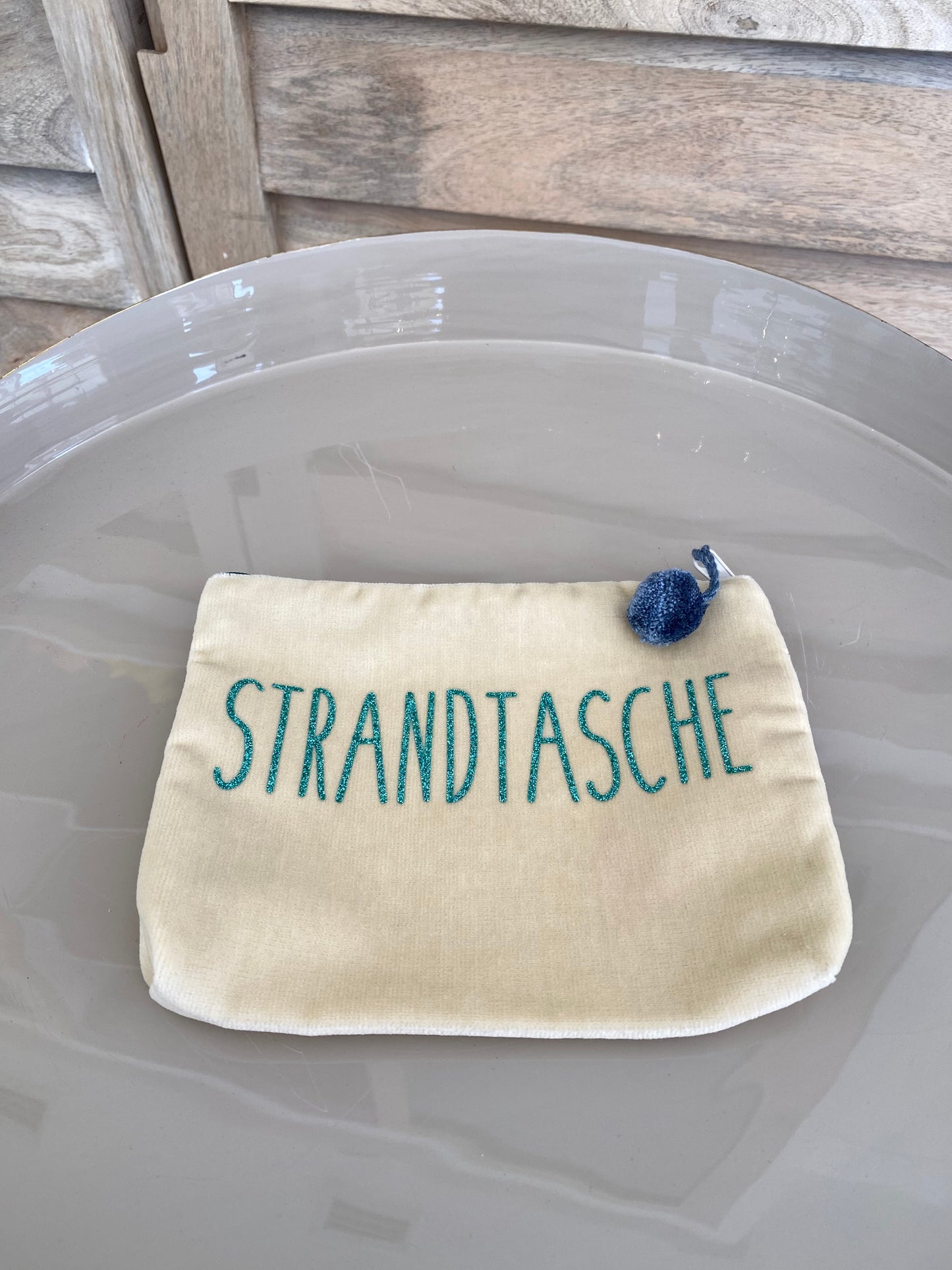 Frau Heidelberg Samttasche „Strandtasche“